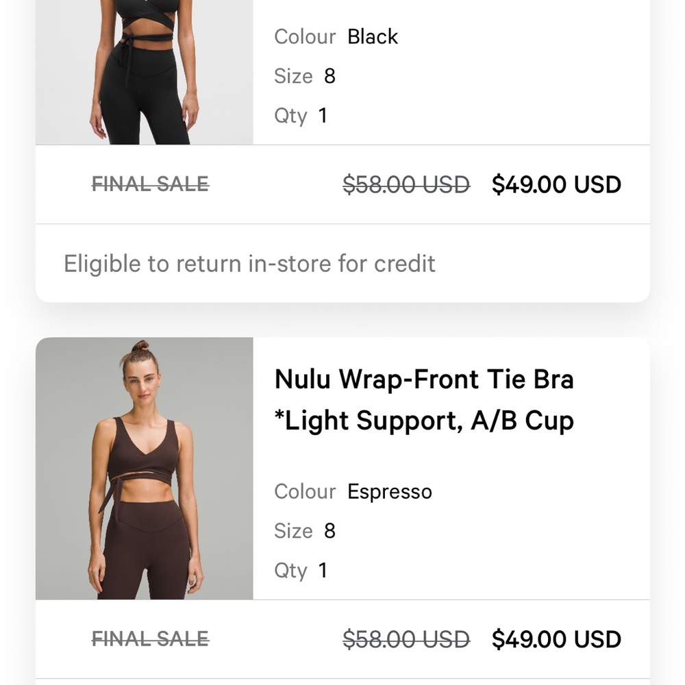 lululemon athletica Brown Sports Bra - Picture 3 of 5